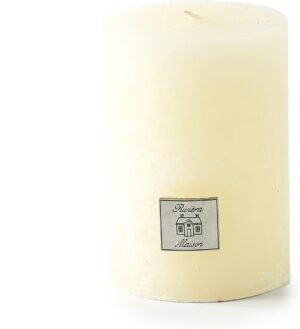 Riviera Maison Rustic Candle basic Ivory - 7x10cm - Stompkaars - Ivoor