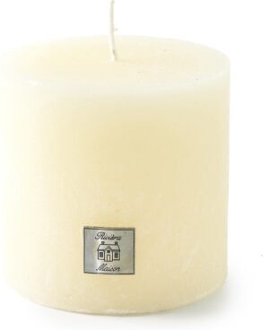 Riviera Maison Rustic Candle basic ivory - Stompkaars - 10x10cm - Ivoor