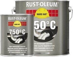 Rust-Oleum Hittebestendige lak Inhoud: 2,5 liter, Kleur: Zwart