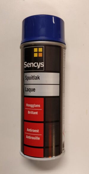 Sencys Spuitlak - Lak - Antiroest - Krasvast - Uitstekende Hechting - Universeel - Ultramarijn Blauw - RAL 5002