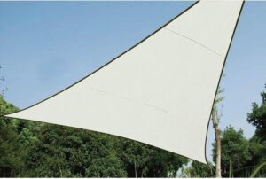 Shall SHD36WC schaduwdoek crème driehoek 3.6 x 3.6 x 3,6 meter waterdoorlatend