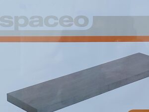 Spaceo wandplank 90 cm x 23.5 cm om blind op te hangen in de structuur van gezaagd hout