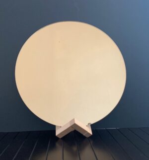 Spiegel gekleurd rond - Goud Ø30 centimeter