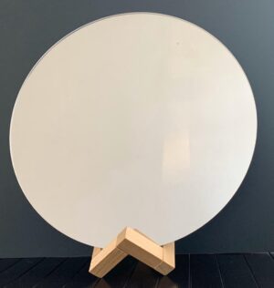 Spiegel rond Zilver - Ø30 centimeter