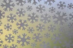 Statische Raamfolie - Vensterfolie - Hoogwaardig - Zonder lijm - Sneeuw - Sneeuwvlokken - Feestdagen - 45cm x 300cm