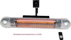 Sunred HWML1500 halogeen hangende infrarood terrasverwarmer + remote + licht