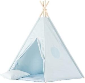 Tipi Tent / Speeltent Kinderkamer Blue - Speeltent voor Kinderen - Kindertent - Indianentent - Wigwam 100x100x120cm