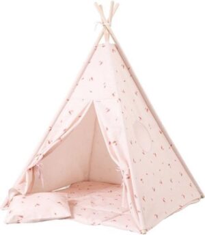 Tipi Tent / Speeltent Kinderkamer Misty Rose - Speeltent voor Kinderen - Kindertent - Indianentent - Wigwam 100x100x120cm