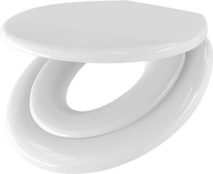 Toiletbril Family Softclose en Quickrelease Dubbele Toiletzitting 45,5x36,9x3,9cm Wit