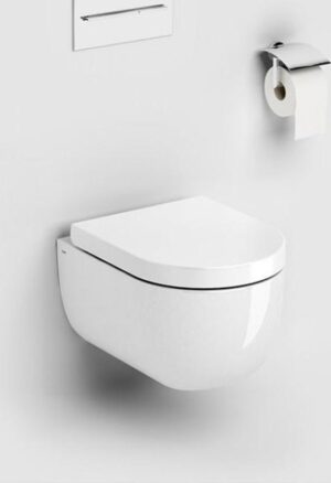 Toiletpot Hangend Clou Hammock 56x37x36cm Wandcloset Keramiek Diepspoel Glans Wit met Softclose Toiletbril