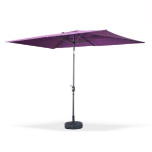 Touquet, rechthoekige parasol 2x3m met centrale mast