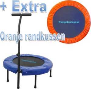 Trampolineland Deluxe trampoline met beugel 96 cm Oranje