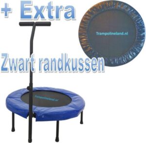 Trampolineland Deluxe trampoline met beugel 96 cm Zwart
