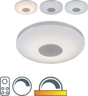 Trio Lighting Trezetto - Plafondlamp - 1 lichts - Ø 340 mm - wit