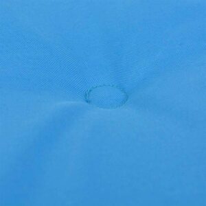Tuinbank kussen blauw 150x50x3 cm