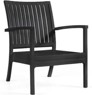 Tuinstoel Bram low chair black