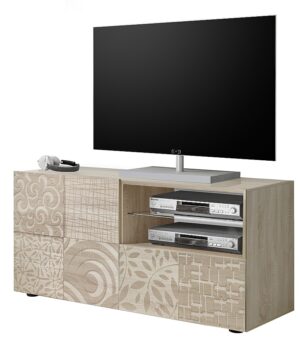 Tv-meubel Miro 121 cm breed in sonoma eiken