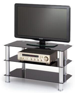Tv-meubel Noki 80 cm breed in zwart