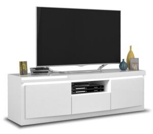 Tv-meubel Spirit 160 cm breed in hoogglans wit