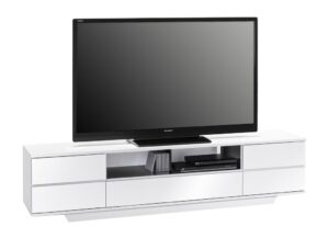 Tv-meubel Stylo 200 cm breed - Hoogglans wit