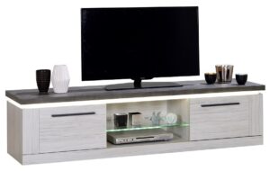 Tv-meubel Tana 180 cm breed - Grijs Eiken