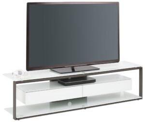 Tv-meubel Yas 170 cm breed - Wit met antraciet
