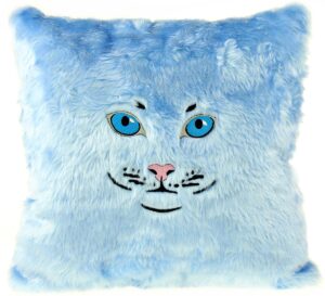United Entertainment Katten - Sierkussen - 50 x 50 cm - Licht Blauw