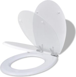 Universele WC-Bril | Toiletbril | Toiletzitting | Soft Close | Easy Clean | Snelle Montage | Afklikbare Scharnieren