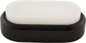 V-Tac Zwarte ovale LED Plafondlamp Klein