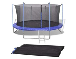 Veiligheidsnet PE zwart voor 3,05 m ronde trampoline