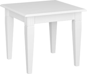 Venny salontafel 60x60 cm, wit gelakt.