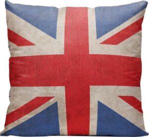 Verenigd Koninkrijk Vlag - Sierkussen - 40 x 40 cm - UK - Reizen / Vakantie - Reisliefhebbers - Voor op de bank/bed
