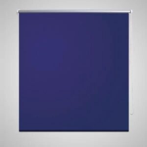 VidaXL Wonen Rolgordijn - Verduisterend 160 x 175 cm marineblauw 240141