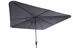 Vierkante parasol met ronde hoeken 280 x 280 cm Taupe