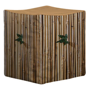 Vierkante poef - Bamboe