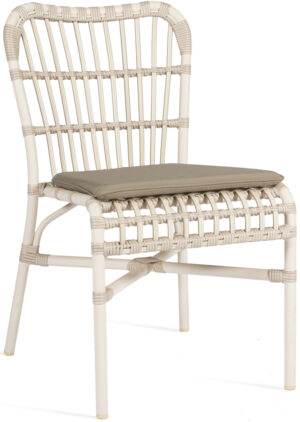 Vincent Sheppard Lucy Dining Chair - Tuinstoel Inclusief Zitkussen - Off White