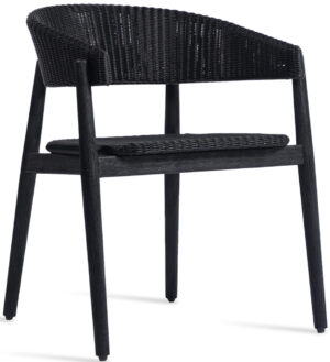 Vincent Sheppard Mona Dining Chair - Teak Tuinstoel - Zwart