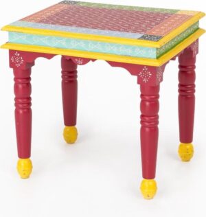 Vintage salontafel 44x53 cm - Unieke Uitstraling - Vintage Design