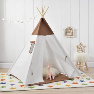 Wigwam tent - speeltent voor kinderen - bruin en wit