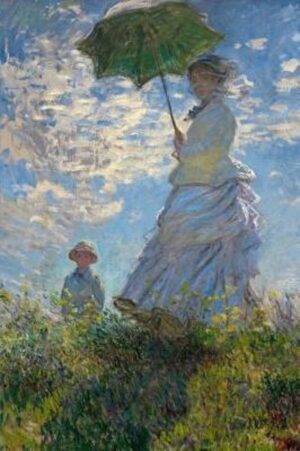 Woman with a Parasol by Claude Monet Journal