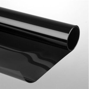 Zelfklevende Raamfolie - Zwart - 75x300 cm