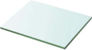 Zwevende Wandplank Glas 20x25cm (Incl fotolijst) - Boekenplank - Muurplank - Wandrek - Boeken plank