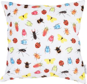 by Sorcia - sierkussen Colourfull Insects - 45x45cm - katoen - designed in Holland
