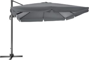 tectake- XL parasol Cinzia grijs - 402994