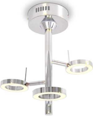 vidaXL LED-plafondlamp met 3 lampen warm wit