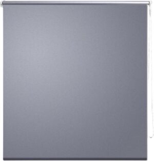 vidaXL Rolgordijn (wonen) Rolgordijn verduisterend 40 x 100 cm grijs