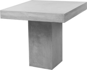 vidaXL Tuintafel 80x80x75 cm beton grijs