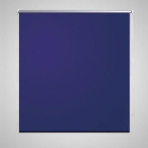 vidaXL - Wonen Rolgordijn - Verduisterend 100 x 230 cm - marineblauw 240157