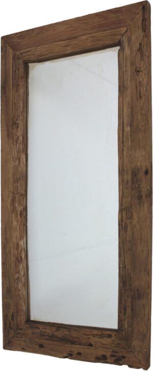 HSM Collection Wandspiegel Rustiek - 160x90 cm - drijfhout teak