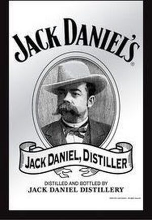 Jack Daniels Distiller spiegel, L370, Wandspiegel